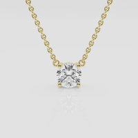Ethereal 1ct Round Necklace