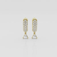 Bombë 10mm Small Trillion Dangle Huggie