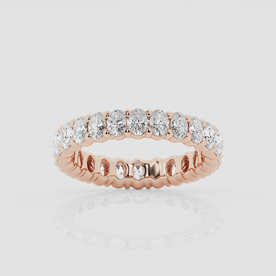 Empowering Oval Eternity Band