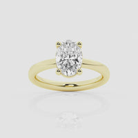 Empowering Cushion Solitary Ring