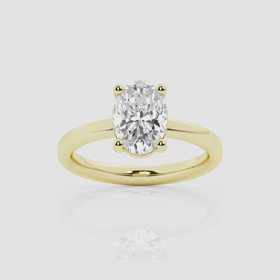 Empowering Cushion Solitary Ring