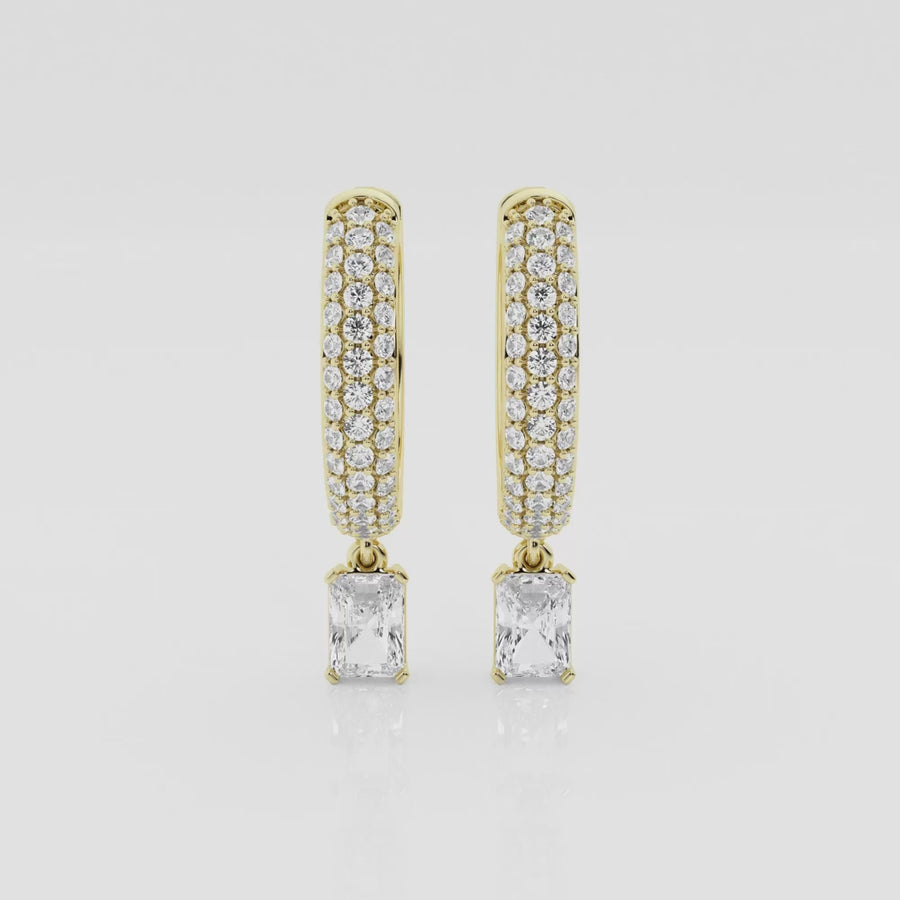 Bombë 15mm Bold Radiant Dangle Huggie