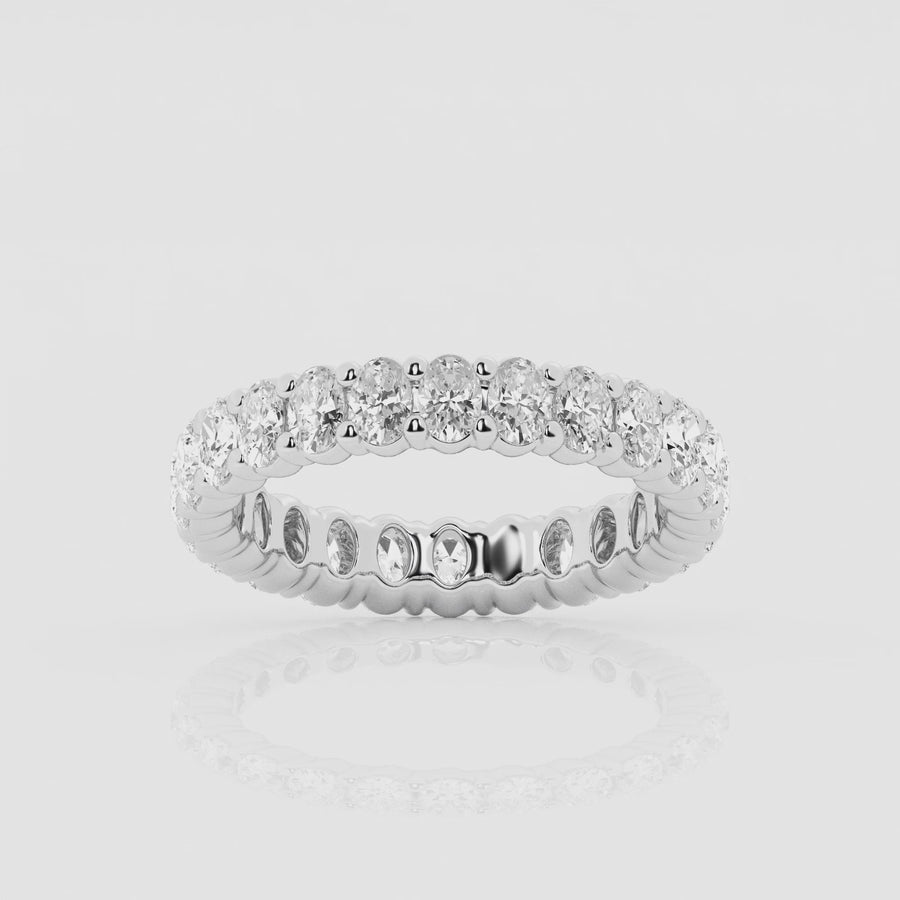 Empowering Oval Eternity Band