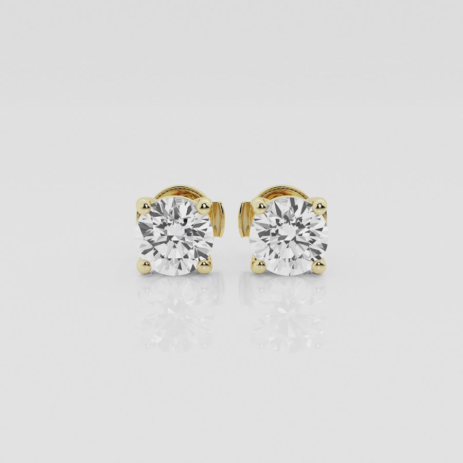 Ethereal 1ct Round Stud