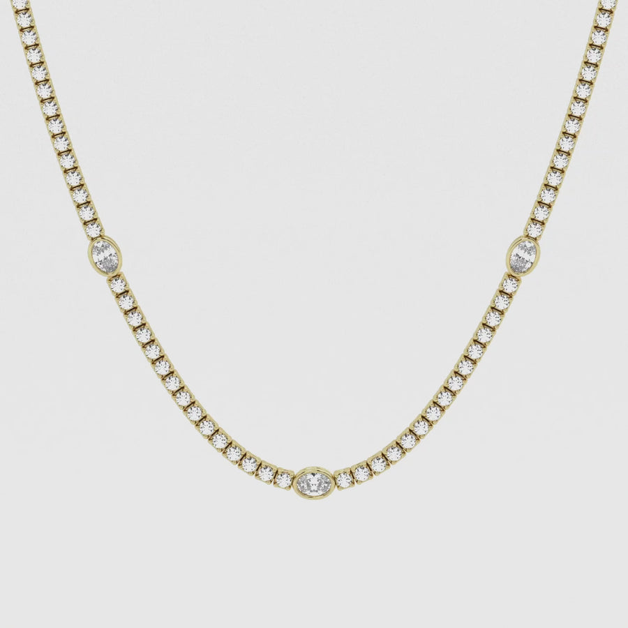 Empowering 8.6ct Oval Necklace