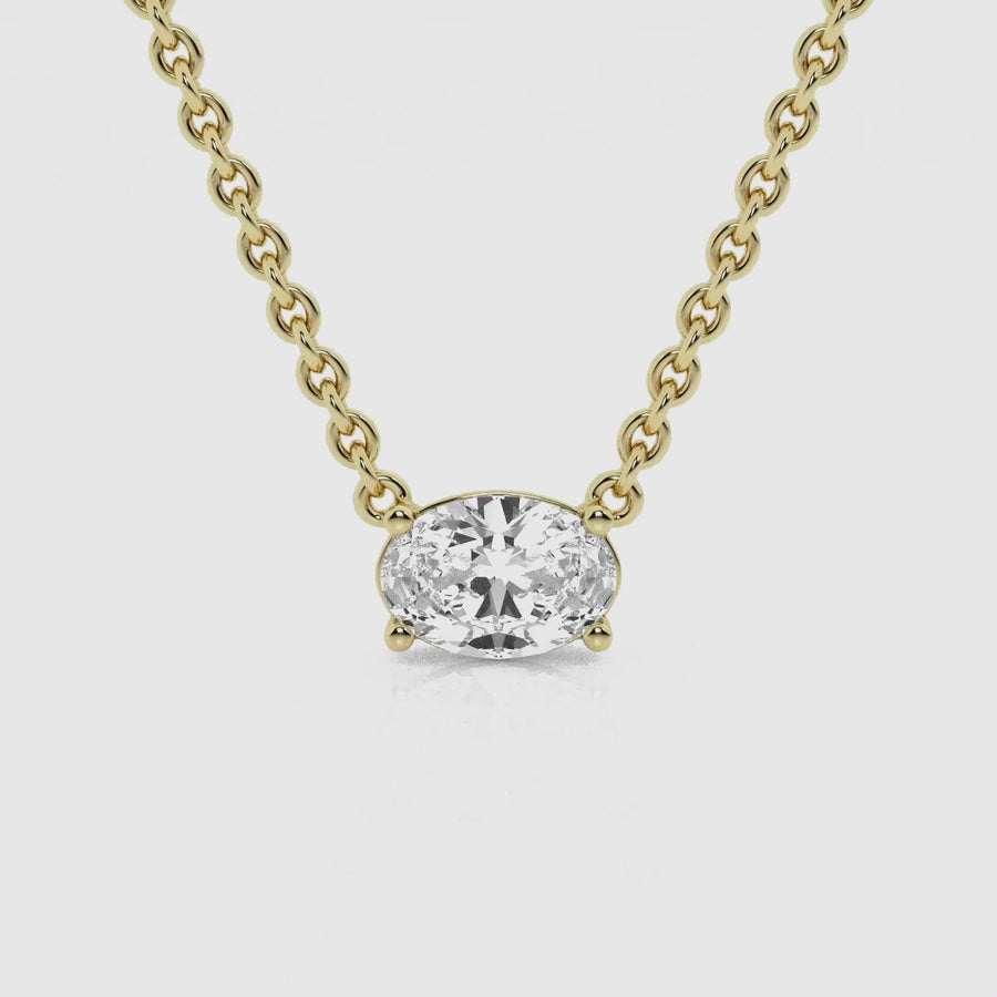 Ethereal Oval Necklace