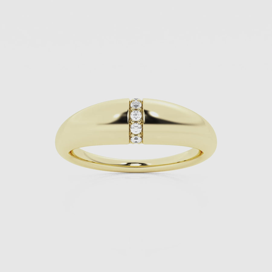 Bombe Diamond Ring