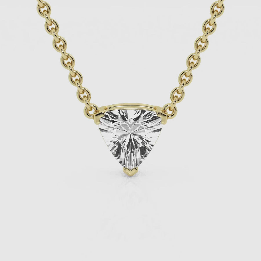 Ethereal 1ct Trillion Necklace