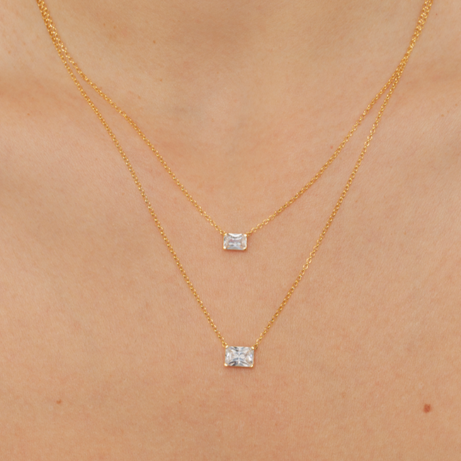 Ethereal 0.50ct Radiant Necklace
