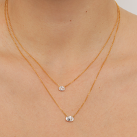 Ethereal 0.50ct Oval Necklace
