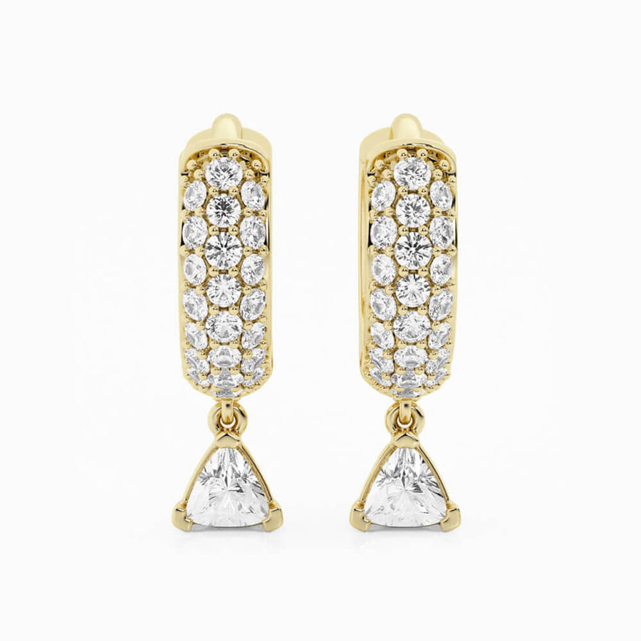 Bombë 10mm Small Trillion Dangle Huggie