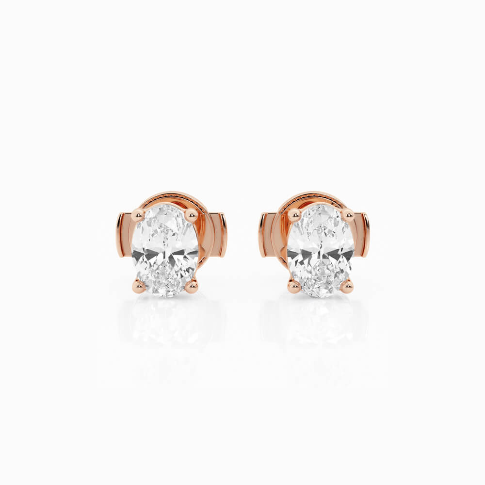 Empowering Oval Stud