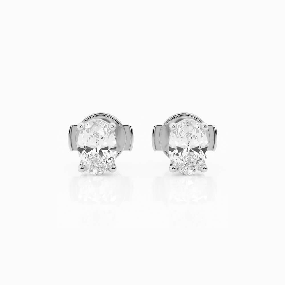 Empowering Oval Stud