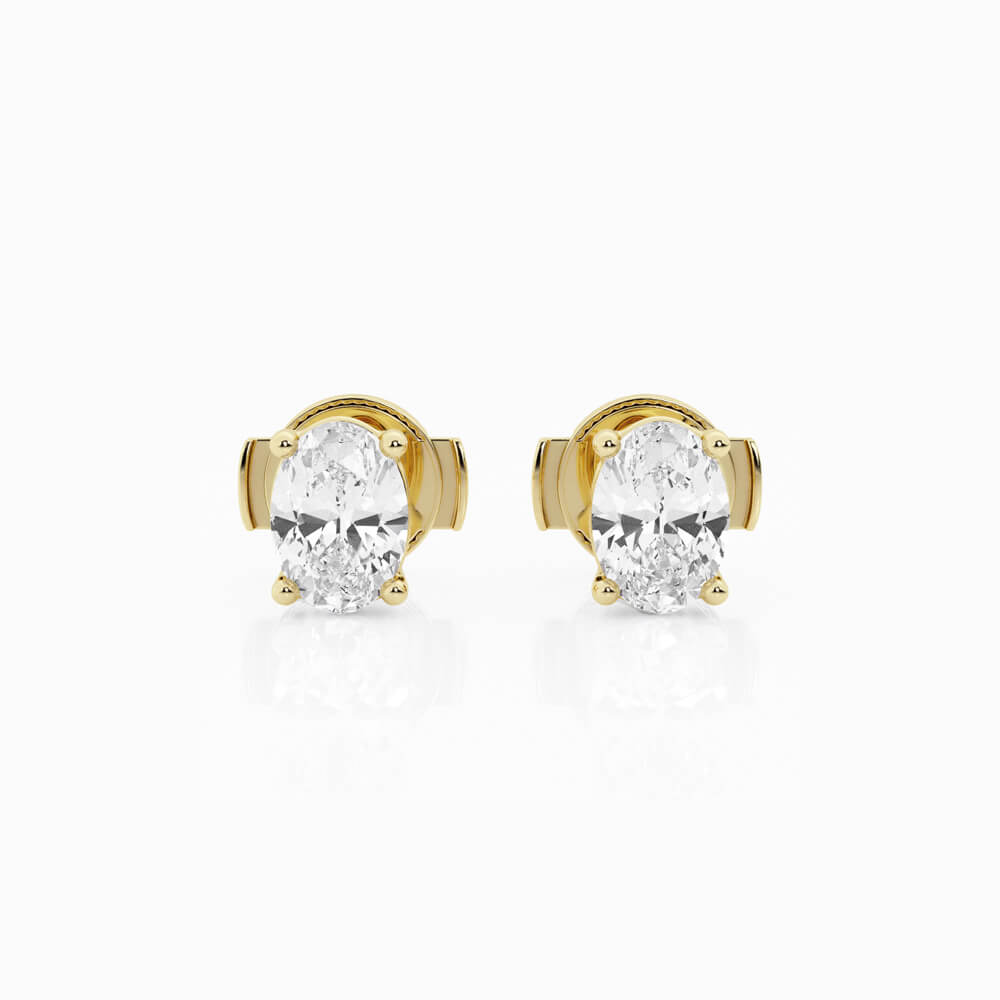 Empowering Oval Stud