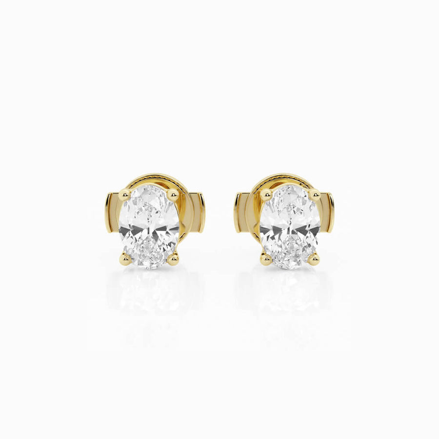 Empowering Oval Stud