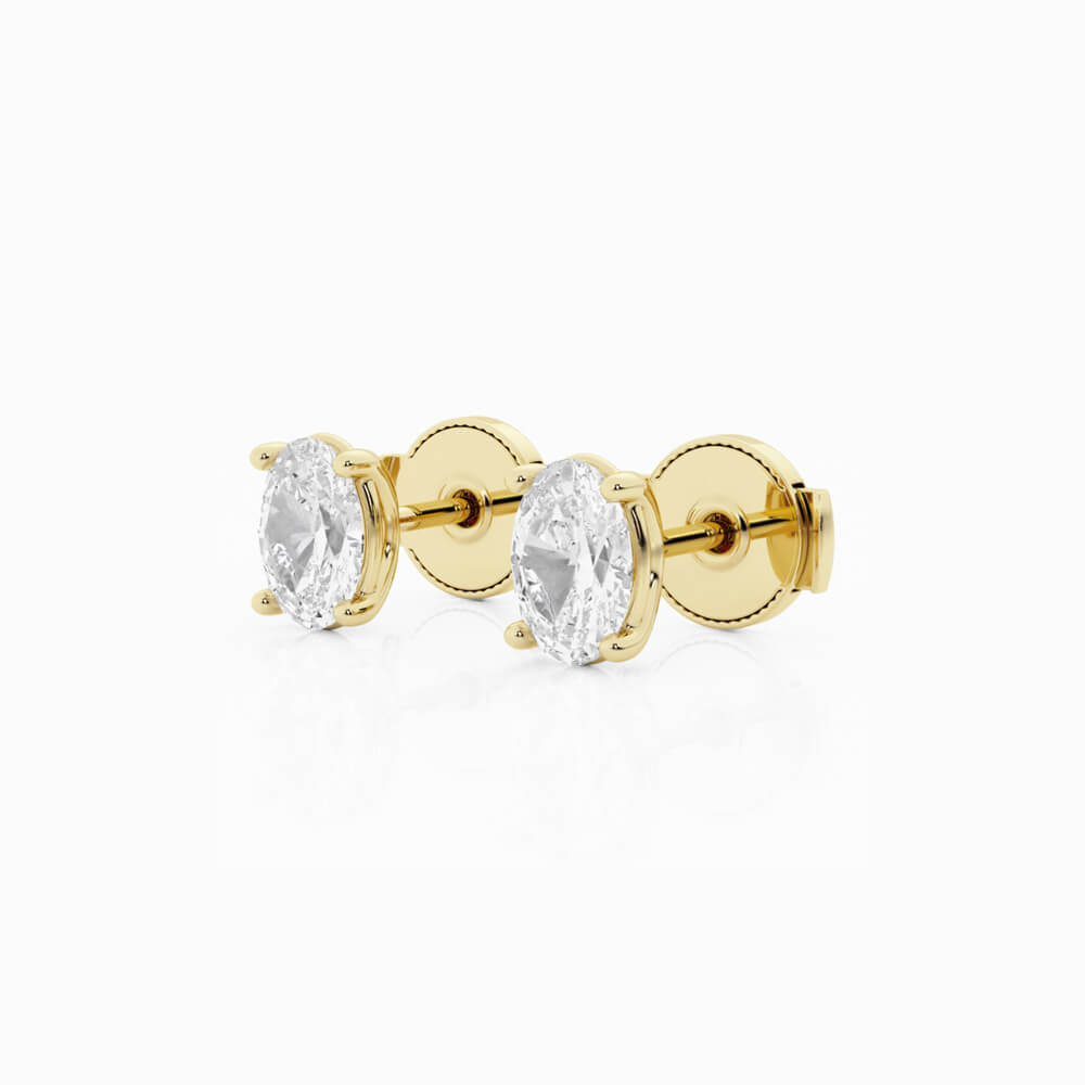 Empowering Oval Stud