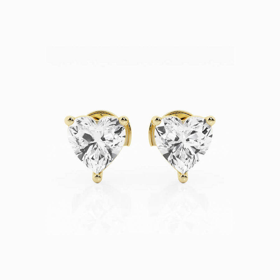 Ethereal 1ct Heart Stud