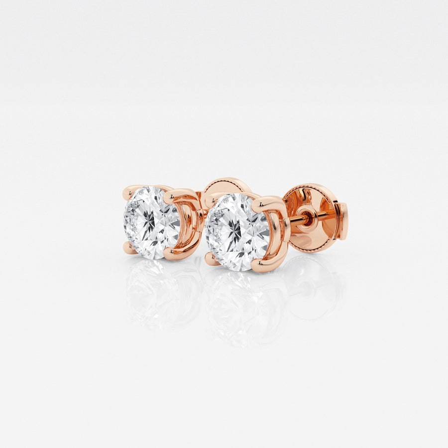 Ethereal 1ct Round Stud
