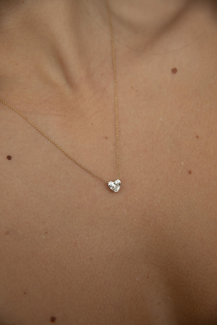 Ethereal 1ct Heart Necklace