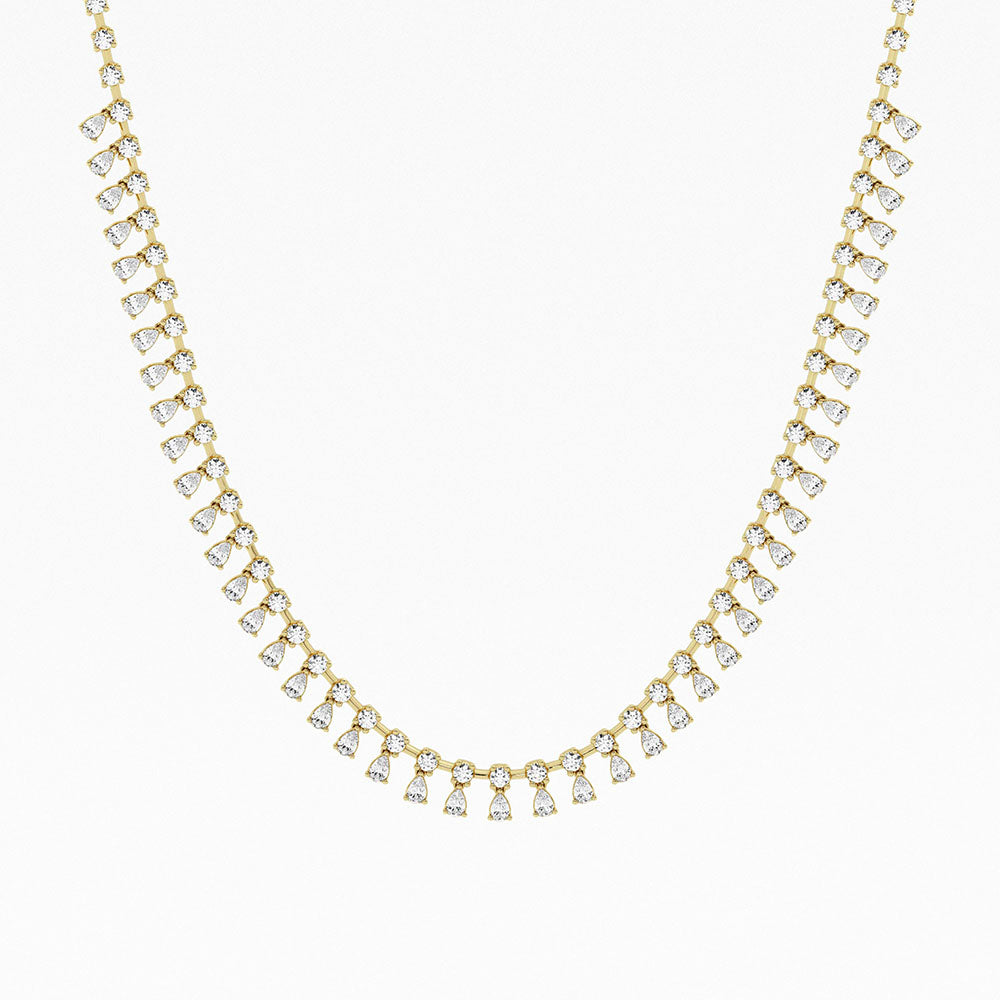 Empowering 6.5ct Pear Dangle Necklace