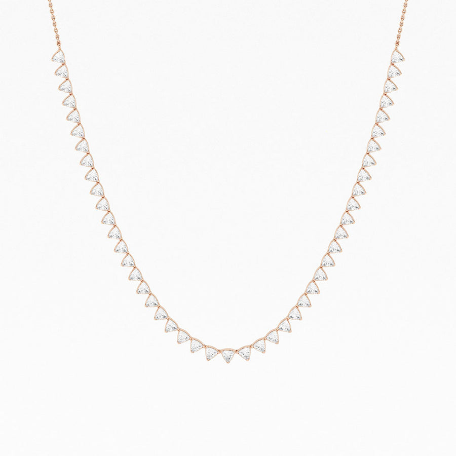 Empowering 6.8ct Trillion Necklace