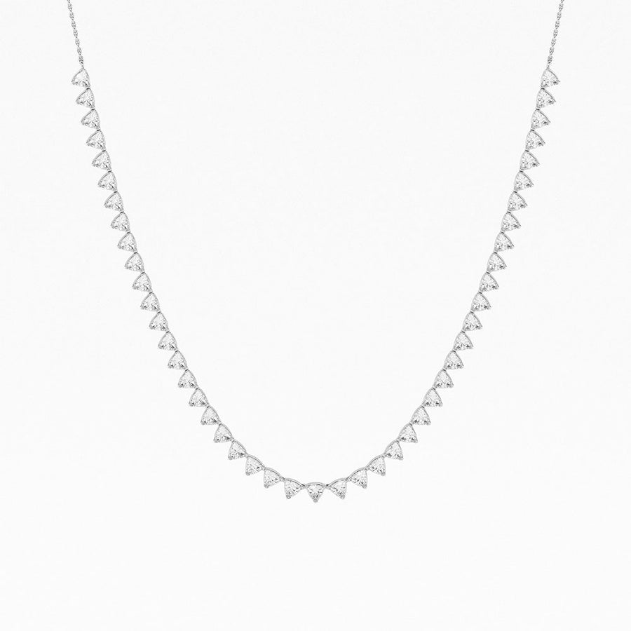 Empowering 6.8ct Trillion Necklace
