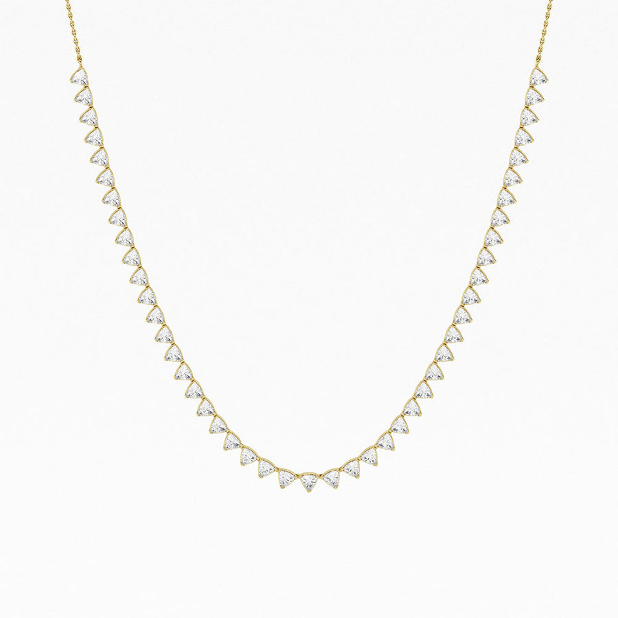 Empowering 6.8ct Trillion Necklace