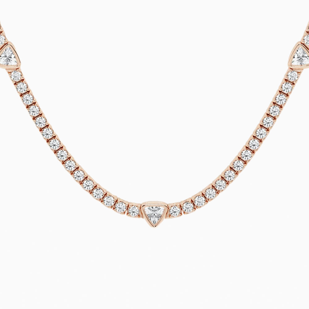 Empowering 8.7ct Trillion Necklace