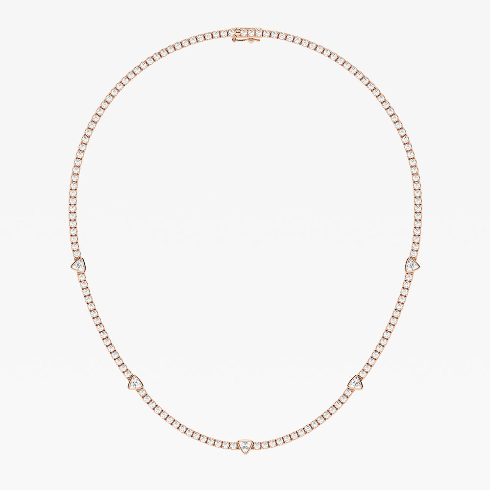 Empowering 8.7ct Trillion Necklace