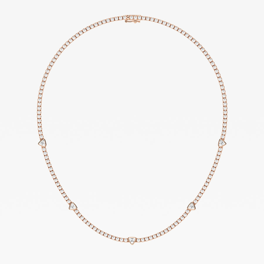 Empowering 8.7ct Trillion Necklace