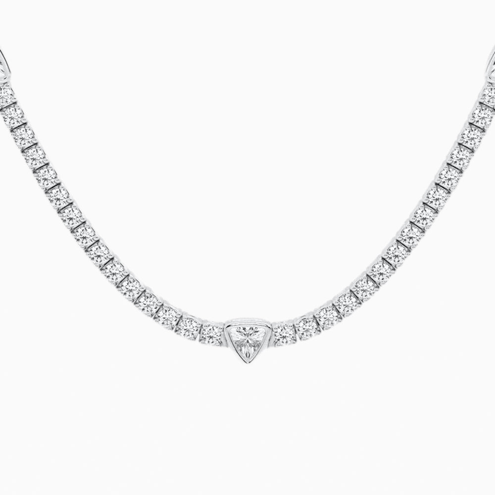 Empowering 8.7ct Trillion Necklace