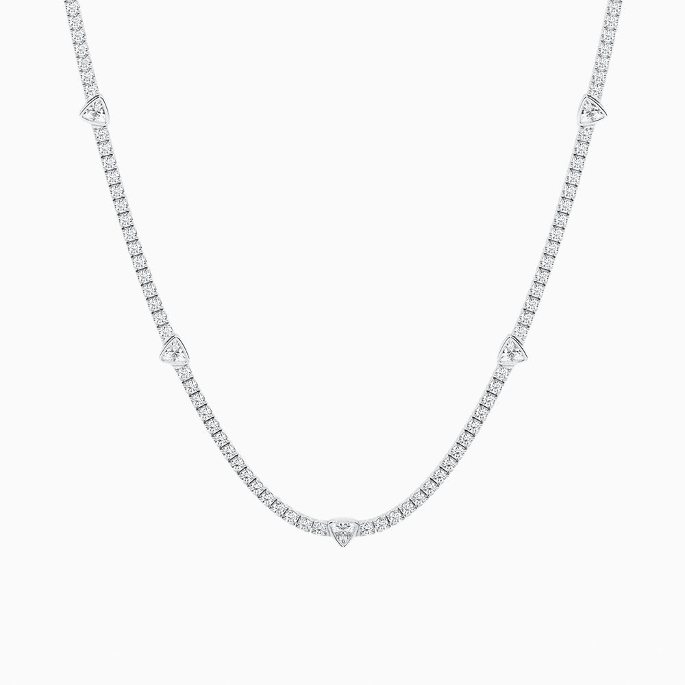 Empowering 8.7ct Trillion Necklace