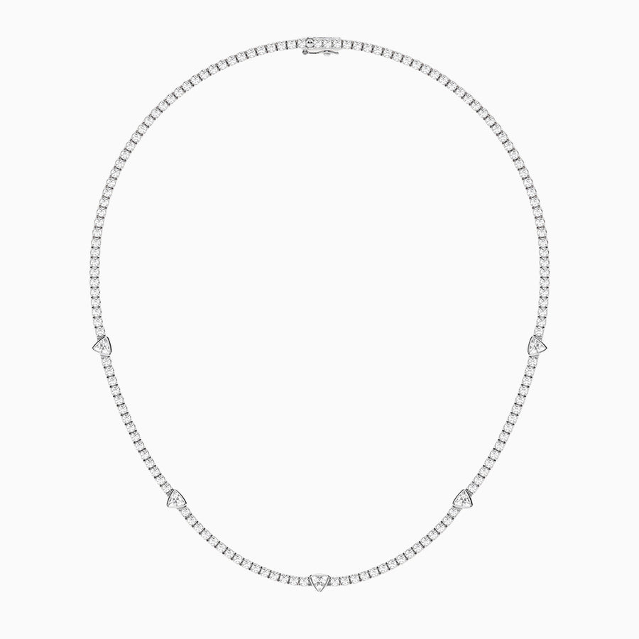 Empowering 8.7ct Trillion Necklace
