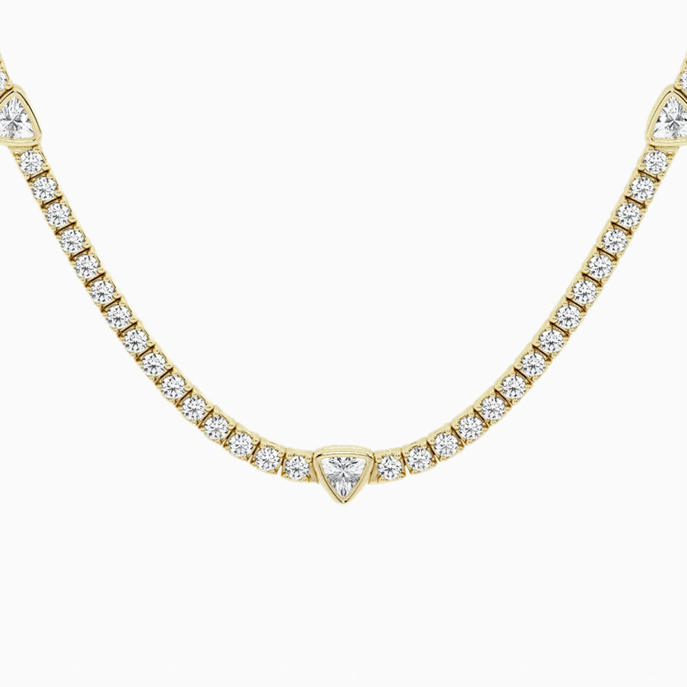 Empowering 8.7ct Trillion Necklace