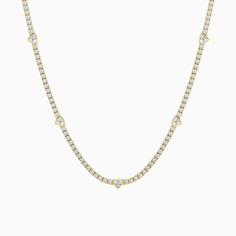 Empowering 8.7ct Trillion Necklace