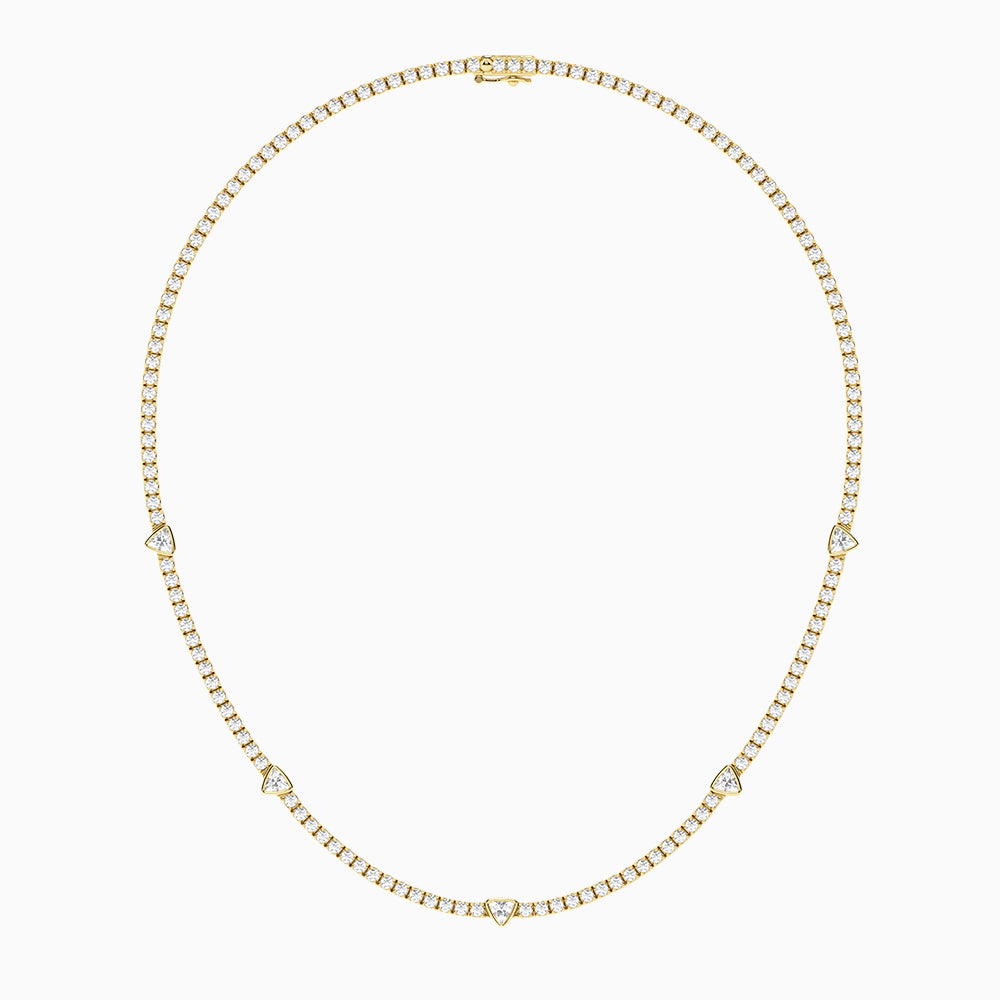 Empowering 8.7ct Trillion Necklace