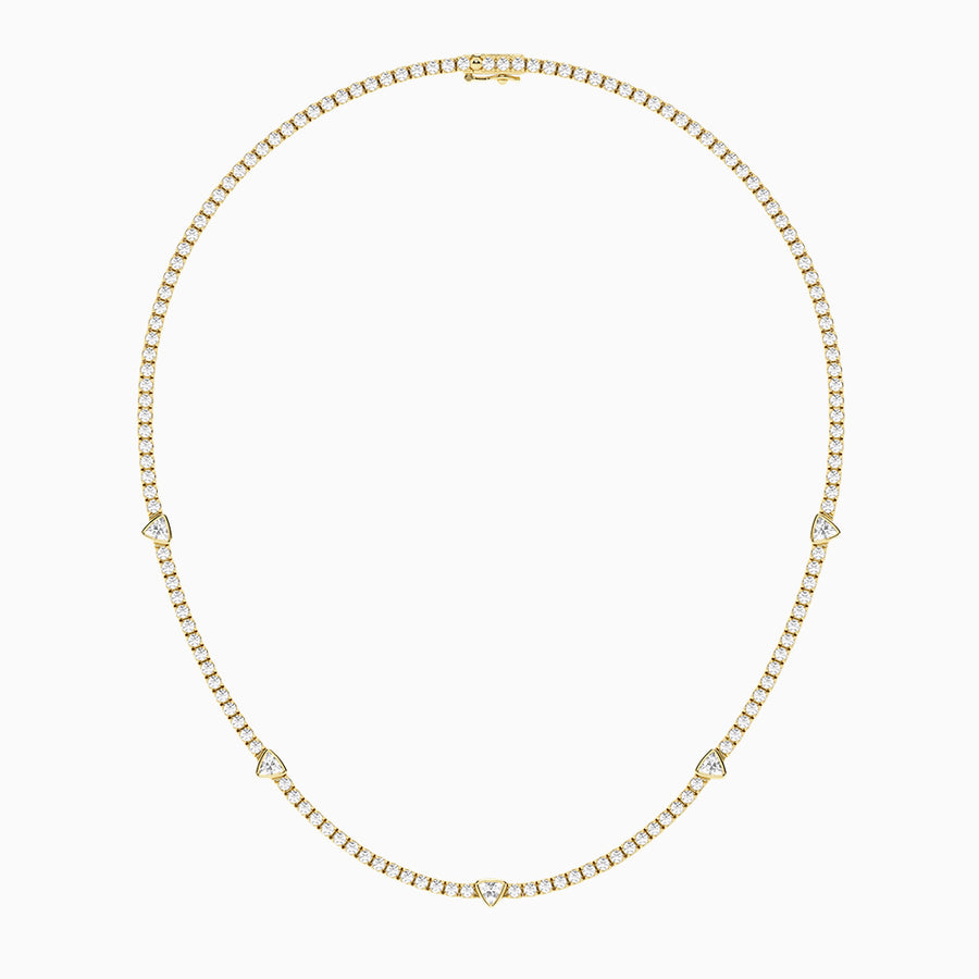 Empowering 8.7ct Trillion Necklace