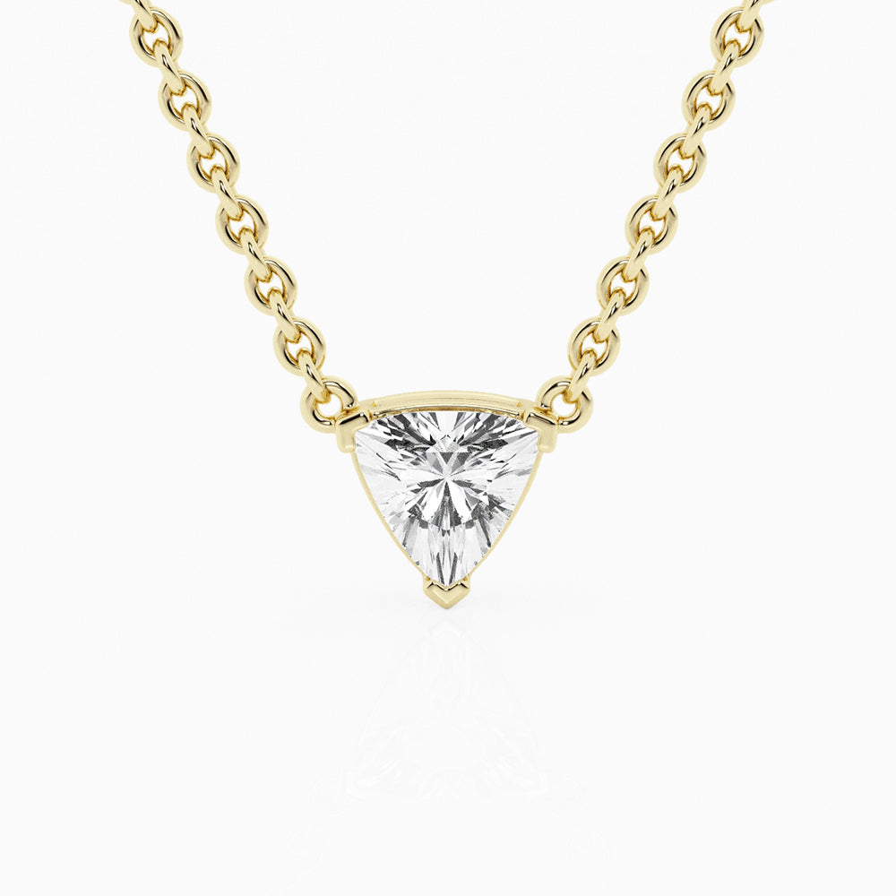 Ethereal 0.50ct Trillion Necklace