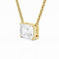 Ethereal 1ct Radiant Necklace