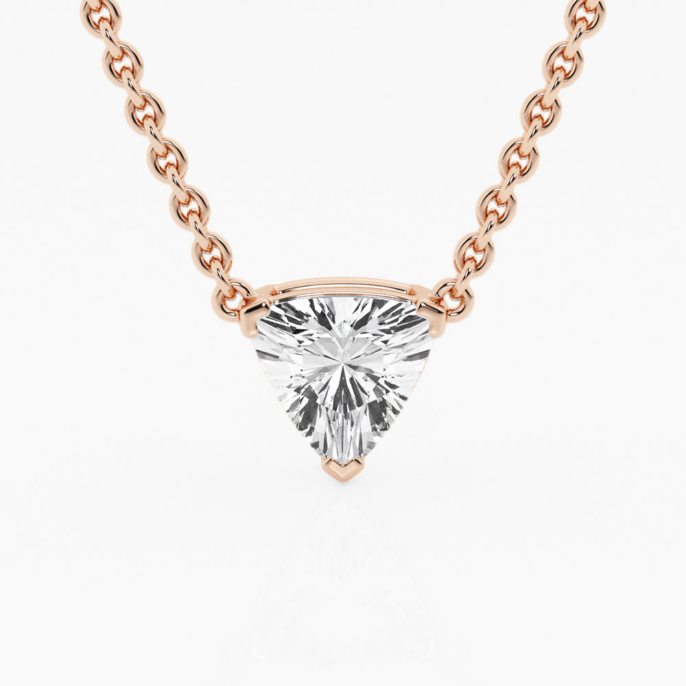 Ethereal 1ct Trillion Necklace