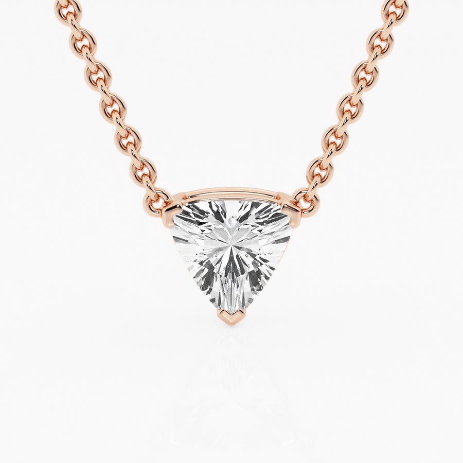 Ethereal 1ct Trillion Necklace