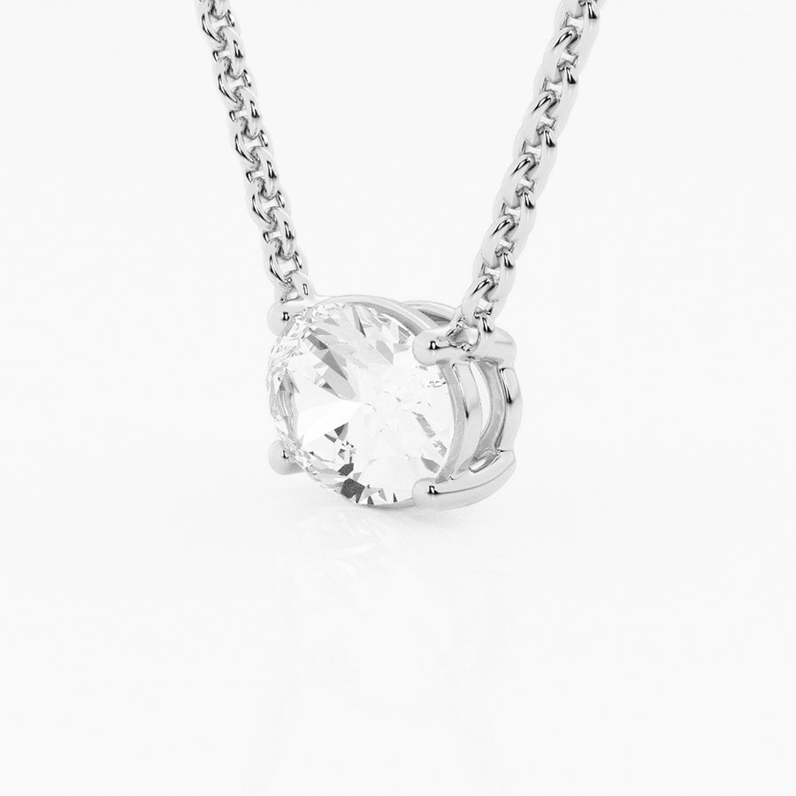 Ethereal 1ct Oval Necklace