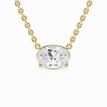 Ethereal 1ct Oval Necklace