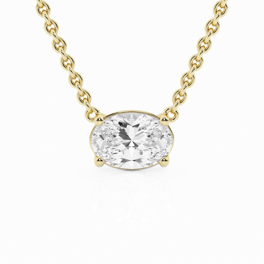 Ethereal 1ct Oval Necklace