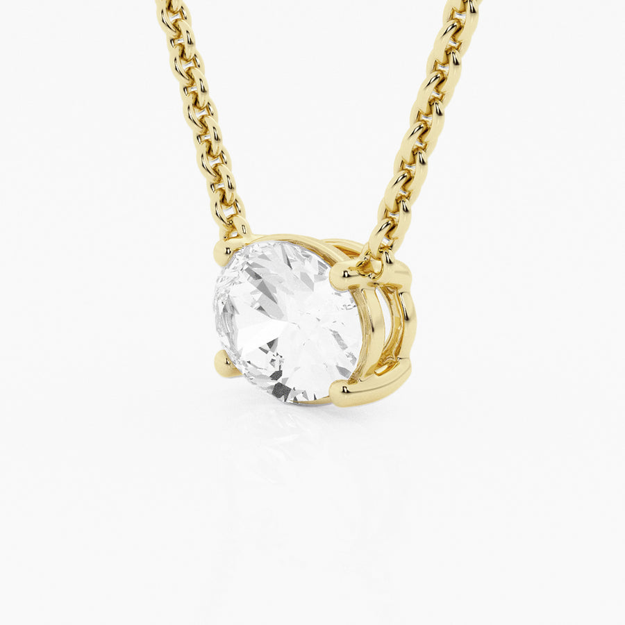 Ethereal 1ct Oval Necklace
