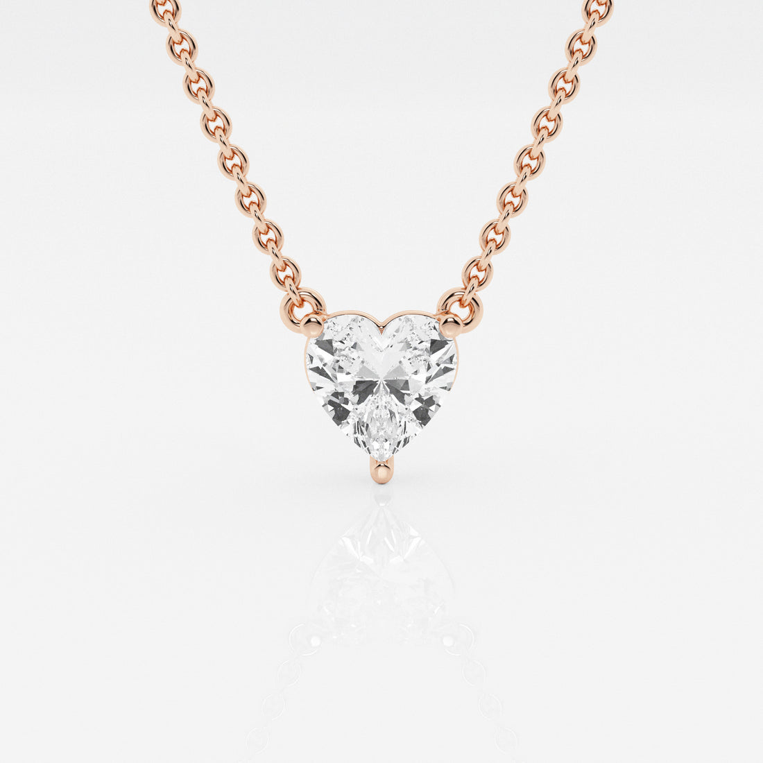 Ethereal 1ct Heart Necklace