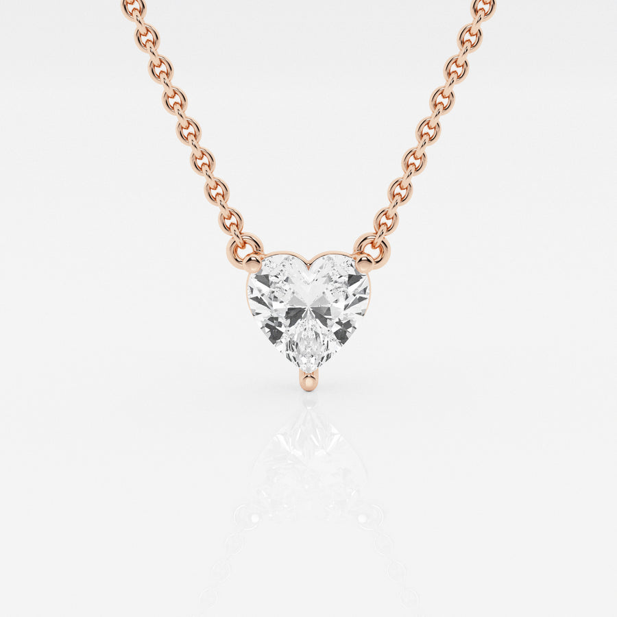 Ethereal 1ct Heart Necklace