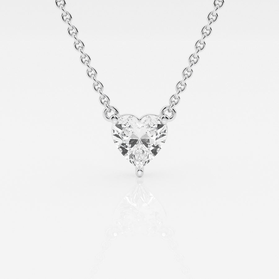 Ethereal 1ct Heart Necklace