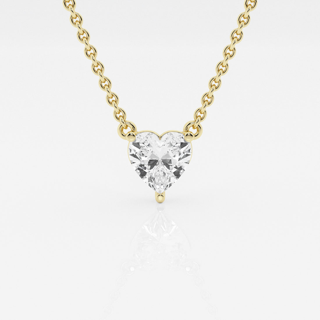 Ethereal 1ct Heart Necklace