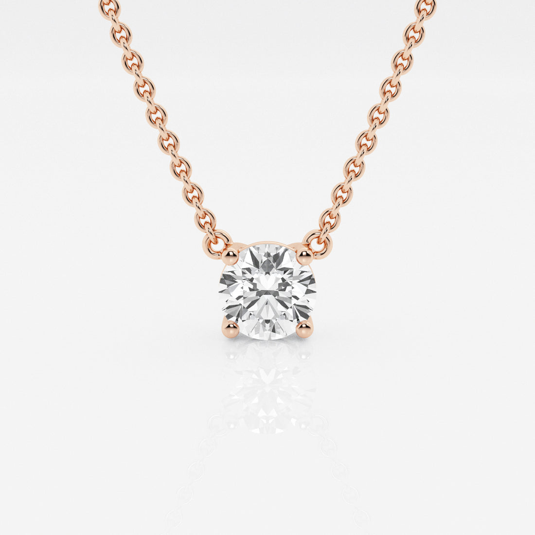 Ethereal 1ct Round Necklace